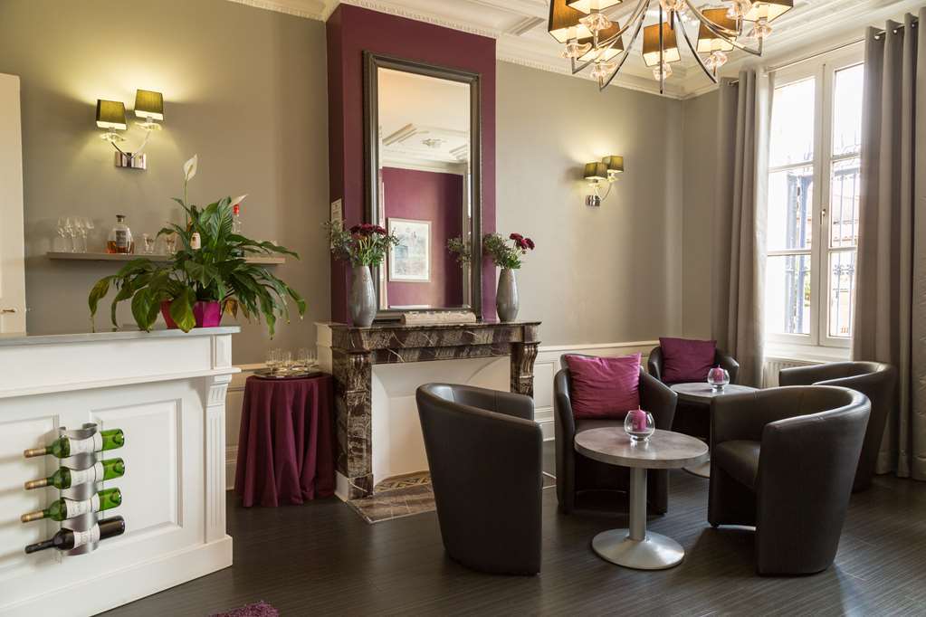 Hotel Henri IV Coutras Étterem fotó